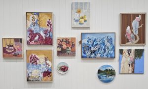 A collection of artworks on display at Gallery Pop-Up in Springett’s Arcade, Bowral