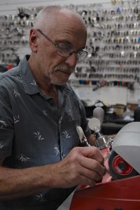 Repair work being completed at Mr Fixit Bowral with keys in the background.