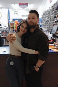 Courtney and Morgan, the new family behind Mr Fixit in Springett’s Arcade Bowral.